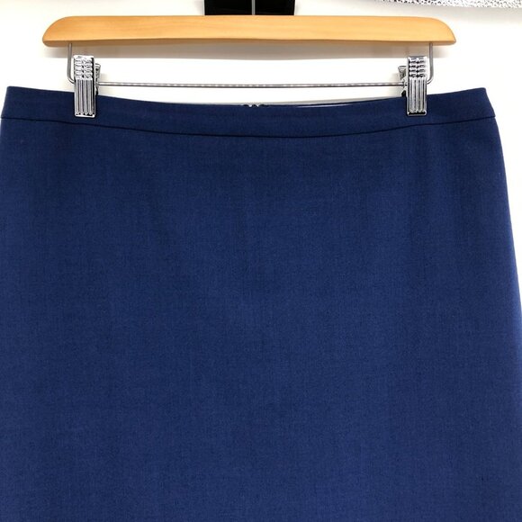 Simons' Contemporaine Blue Pencil Mini Skirt size 8 - Picture 4 of 11